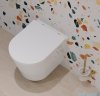 Omnires Modern Project szczotka do Wc wisząca złoto szczotkowane MP60620GLB